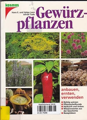 Seller image for Gewrzpflanzen. Anbauen, ernten, verwenden Anbauen, ernten, verwenden for sale by Antiquariat Buchhandel Daniel Viertel