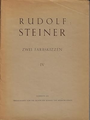 Bild des Verkufers fr Rudolf Steiner: Zwei (2) Farbskizzen zum Verkauf von Versandantiquariat Sylvia Laue