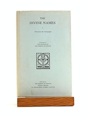 Immagine del venditore per Dionysius the Areopagite: The Divine Names venduto da Arches Bookhouse