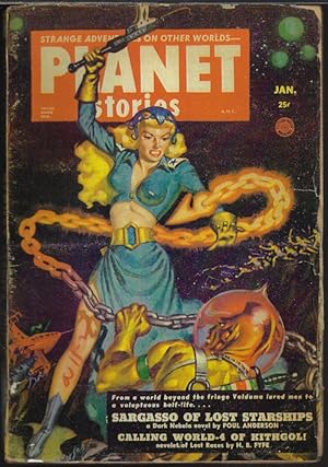 Bild des Verkufers fr PLANET Stories: January, Jan. 1952 zum Verkauf von Books from the Crypt