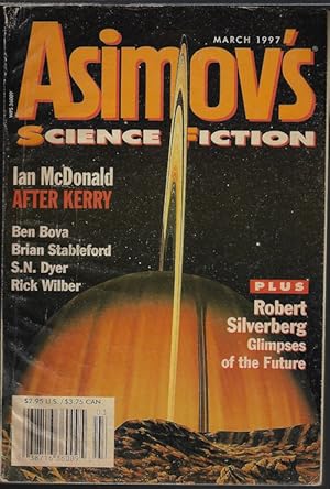 Immagine del venditore per ASIMOV'S Science Fiction: March, Mar. 1997 venduto da Books from the Crypt