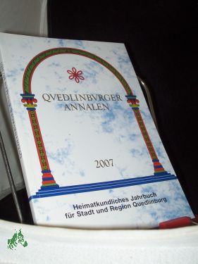 Image du vendeur pour Quedlinburger Annalen , 2007 mis en vente par Antiquariat Artemis Lorenz & Lorenz GbR