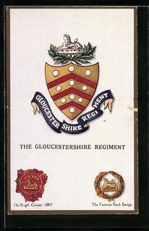 Immagine del venditore per Postcard Britisches Regiment, The Gloucestershire Regiment, On Regtl. Colour 1801 venduto da Bartko-Reher