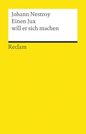 Seller image for Einen Jux will er sich machen Posse mit Gesang in 4 Aufzgen for sale by antiquariat rotschildt, Per Jendryschik