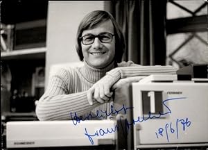 Bild des Verkufers fr Ansichtskarte / Postkarte Schauspieler Frank Strecker, Portrait, Autogramm zum Verkauf von akpool GmbH