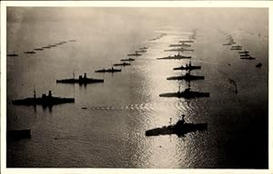 Ansichtskarte / Postkarte Britische Kriegsschiffe, Flotte, Britische Marine