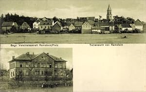 Bild des Verkufers fr Ansichtskarte / Postkarte Ramstein Miesenbach in der Pfalz, Teilansicht, Vereinslazarett zum Verkauf von akpool GmbH