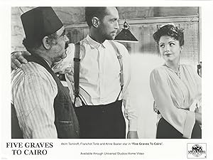 Imagen del vendedor de Five Graves to Cairo (Original photograph from the 1997 re-release of the 1943 film) a la venta por Royal Books, Inc., ABAA