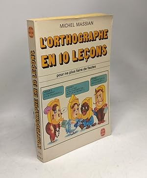 Seller image for L'orthographe en 10 leons for sale by crealivres