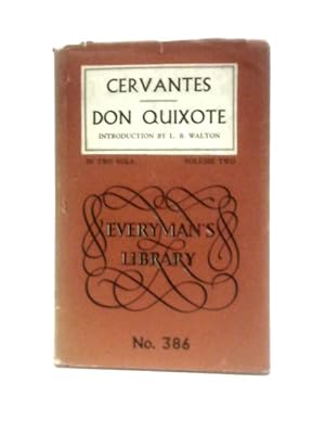 Bild des Verkufers fr Don Quixote In Two Volumes - Volume Two zum Verkauf von World of Rare Books