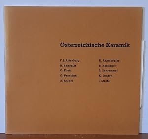 Zeitgenössische Österreichische Keramik. Aussstellung vom 27. Februar bis 27. März 1982 (F.J. Alt...