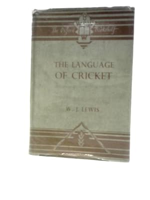 Bild des Verkufers fr The Language of Cricket zum Verkauf von World of Rare Books