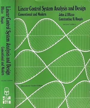 Image du vendeur pour Linear control system analysis and design Conventional and modern mis en vente par Biblioteca di Babele