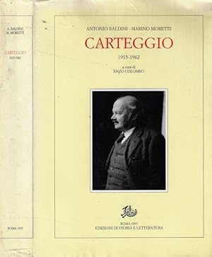 Bild des Verkufers fr Carteggio 1915-1962 zum Verkauf von Biblioteca di Babele
