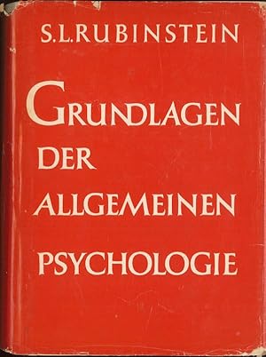Imagen del vendedor de Grundlagen der allgemeinen Psychologie a la venta por Flgel & Sohn GmbH