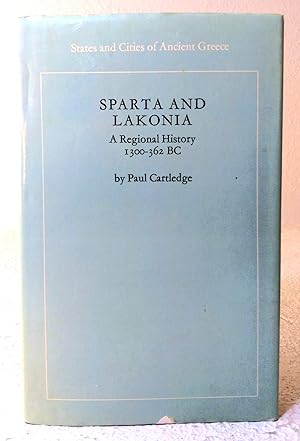 Immagine del venditore per Sparta and Lakonia; a regional history 1300-362 BC venduto da Structure, Verses, Agency  Books