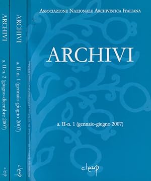Bild des Verkufers fr Archivi Anno 2007 zum Verkauf von Biblioteca di Babele