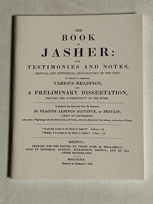 Imagen del vendedor de The Book of Jasher a la venta por Liberty Bell Publications