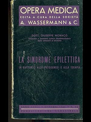Bild des Verkufers fr La sindrome epilettica zum Verkauf von Librodifaccia