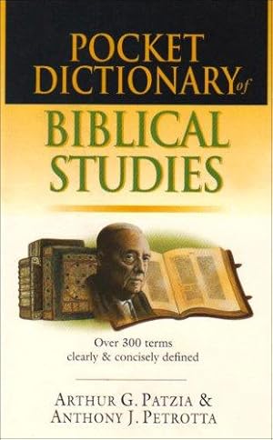 Bild des Verkufers fr Pocket dictionary of Biblical studies (The IVP Pocket Reference Series) zum Verkauf von WeBuyBooks