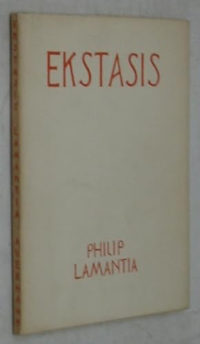 Bild des Verkufers fr Ekstasis (Auerhahn Press, 1959) zum Verkauf von Powell's Bookstores Chicago, ABAA