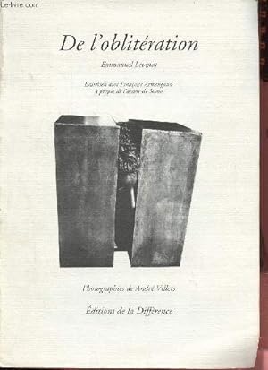 De l'oblitération - Entretien avec Françoise Armengaud à propos de l'oeuvre de Sosno - 2e édition.