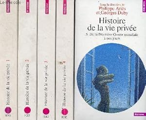Bild des Verkufers fr Histoire de la vie prive - tomes 1+2+3+4+5 (5 volumes) - Collection points histoire n260-261-262-263-264. zum Verkauf von Le-Livre