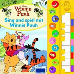 Bild des Verkufers fr Disney Winnie Puuh - Sing und spiel mit Winnie Puuh - Liederbuch mit Klaviertastatur - Vor- und Nachspielfunktion - 10 beliebte Kinderlieder - Soundbuch zum Verkauf von AHA-BUCH GmbH