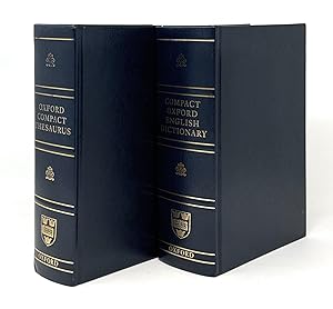 Bild des Verkufers fr (Two Volume Set) Compact Oxford English Dictionary of Current English; Oxford Compact Thesaurus, 3rd Editions zum Verkauf von Underground Books, ABAA