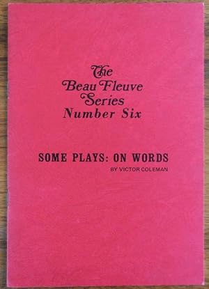 Some Plays: On Words (Signed)