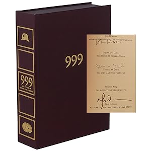 Seller image for 999: New Stories of Horror and Suspense [Signed, Lettered] for sale by Downtown Brown Books