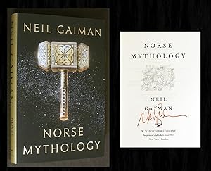 Bild des Verkufers fr Norse Mythology (Signed in person by Neil Gaiman) zum Verkauf von Bookcharmed Books IOBA