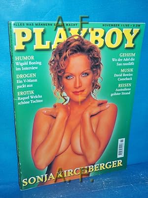 Bild des Verkufers fr Playboy November 11 / 1995 : Alles was Mnnern Spa macht. zum Verkauf von Antiquarische Fundgrube e.U.