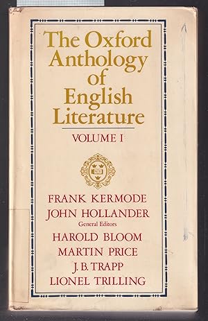 Bild des Verkufers fr The Oxford Anthology of English Literature: Volume I: The Middle Ages through the Eighteenth Century zum Verkauf von Laura Books
