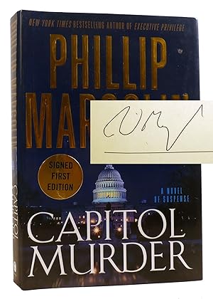 Seller image for CAPITOL MURDER A Novel of Suspense Signed for sale by Rare Book Cellar