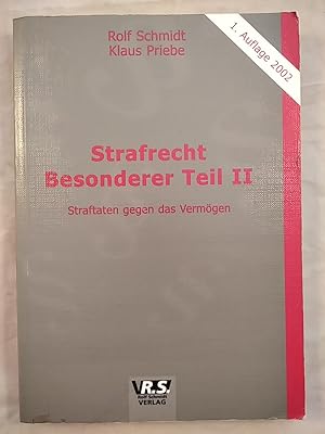 Seller image for Strafrecht - Besonderer Teil II: Straftaten gegen das Vermgen. for sale by KULTur-Antiquariat