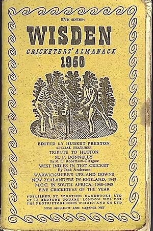 Seller image for Wisden Cricketers' Almanack 1950. 87th edition for sale by Barter Books Ltd