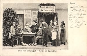 Ansichtskarte / Postkarte Berlin Pankow, Gasthof zur Ausspannung, Verein der Uckermärker, Stiftun...