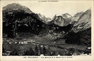 Ansichtskarte / Postkarte Pralognan la Vanoise Savoie, Panorama, Massif de la Vanoise