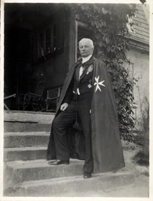 Foto Portrait eines Mannes, Politiker, Abzeichen, Kreuz, Jahr 1929, Burow
