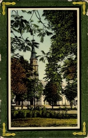 Seller image for Passepartout Ansichtskarte / Postkarte Meerut Indien, Church of England for sale by akpool GmbH
