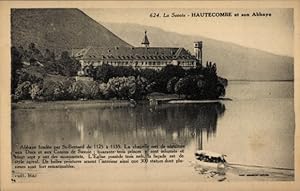 Ansichtskarte / Postkarte Saint Pierre de Curtille Savoie, Abtei Hautecombe, See, Geschichte des ...