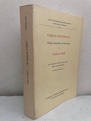 Seller image for Corpus Troporum I. Tropes du propre de la messe. 1. Cycle de Nol for sale by Erik Oskarsson Antikvariat