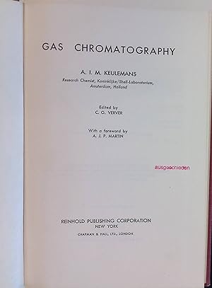 Seller image for Gas Chromatography for sale by books4less (Versandantiquariat Petra Gros GmbH & Co. KG)