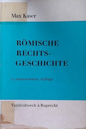 Seller image for Rmische Rechtsgeschichte. for sale by books4less (Versandantiquariat Petra Gros GmbH & Co. KG)