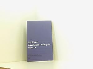Bild des Verkufers fr Der aufhaltsame Aufstieg des Arturo Ui (edition suhrkamp) Bertolt Brecht zum Verkauf von Book Broker