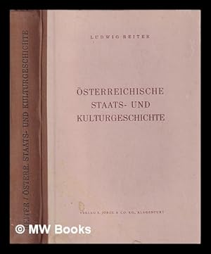Immagine del venditore per sterreichische Staats- und Kulturgeschichte venduto da MW Books