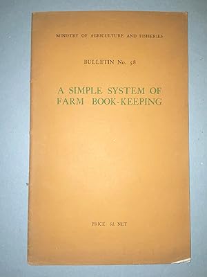 Seller image for A Simple System of Farm Book-keeping for sale by Comprococo