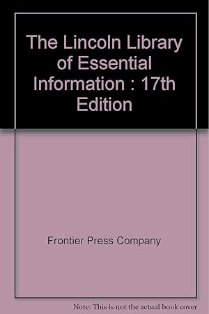 The Lincoln Library of Essential Information - AbeBooks