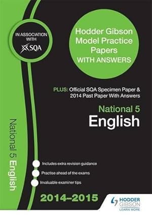 Seller image for SQA Specimen Paper, 2014 Past Paper National 5 English & Hodder Gibson Model Papers for sale by WeBuyBooks 2